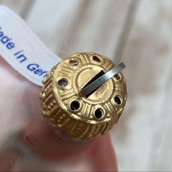 Vintage LAUSCHA GLAS German Girl Mercury Glass Large Ornament - Picture 12 of 12